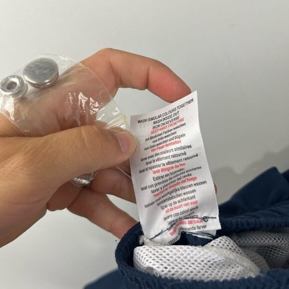 The Idle Man Navy Blue Bathing Suit Swim Shorts M NWOT - Picture 5 of 6